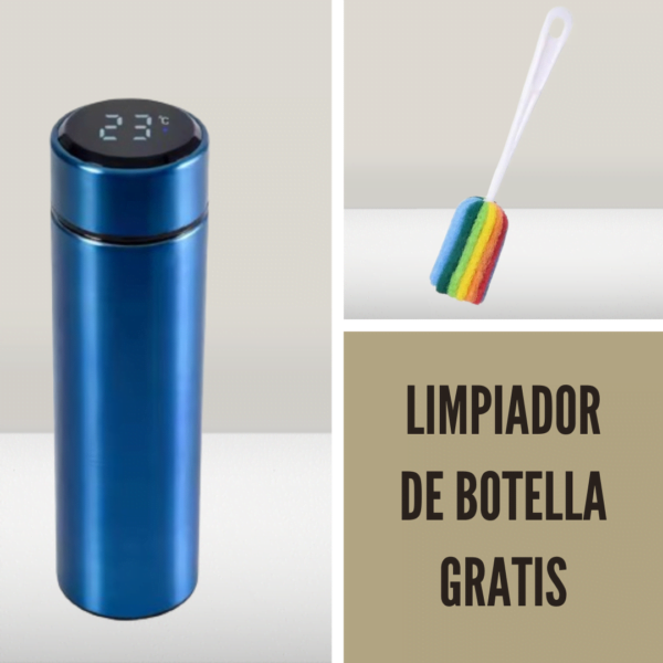 Oferta comprar botella y te llevas el cepillo limpiador gratis.